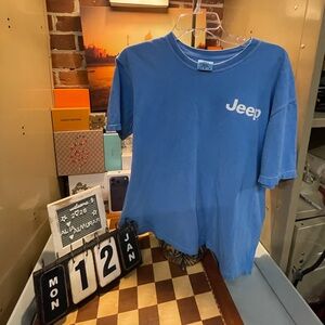 Jeep Beach Scene T-Shirt Large Royal Carribean